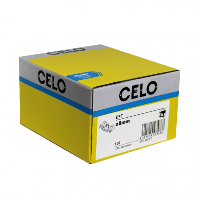 UCHWYT DFT DO OSADZAKA 8MM PODWÓJNY  /opk=100szt./ 98DFT CELO (98DFT)